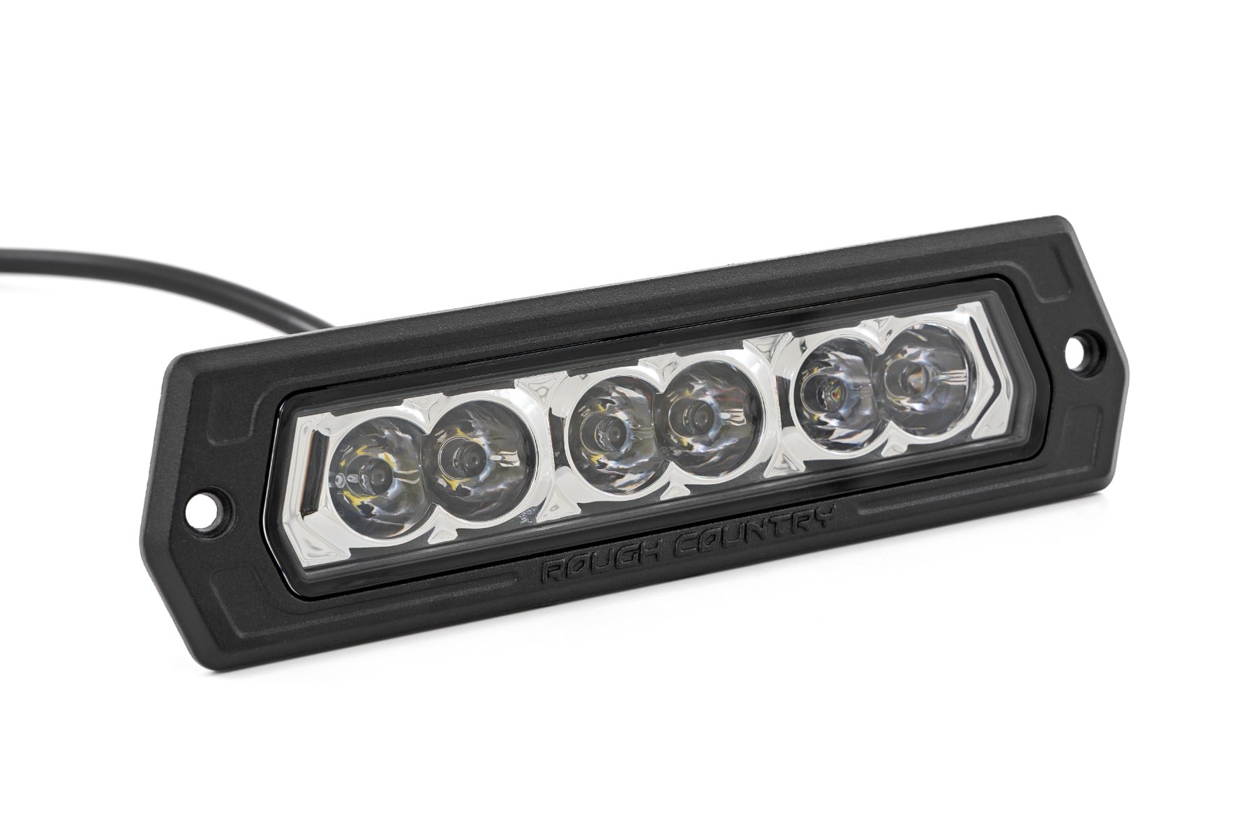 6 Inch Chrome Series LED Lights | Flush Mount | Pair