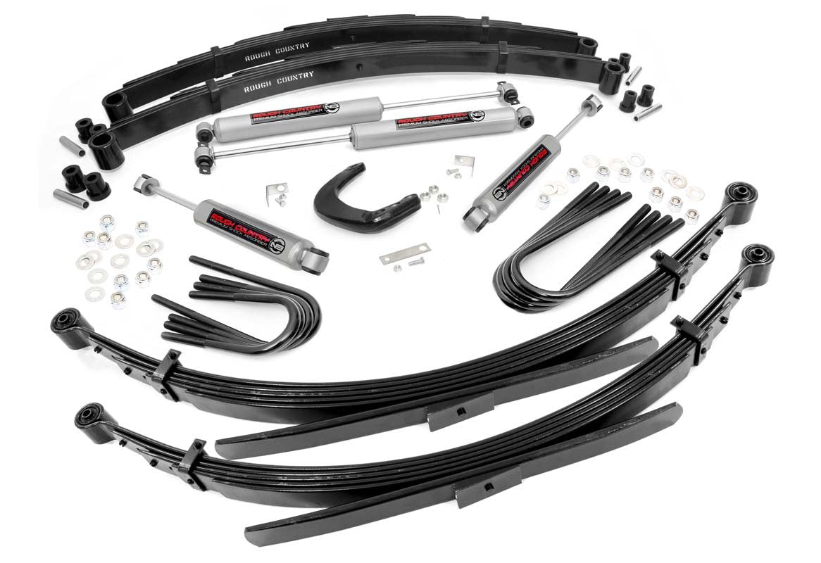 4 Inch Lift Kit | 56 Inch RR Springs | Chevy/GMC 3/4-Ton Suburban/C25/K25 Truck (77-87)