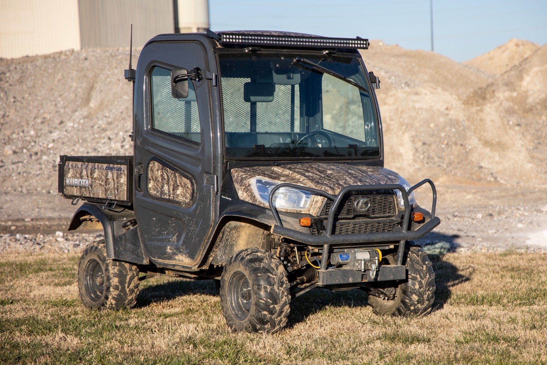 LED BlackSingle Row DRL Light Bar Kit | 50 Inch | Kubota RTV-X1120
