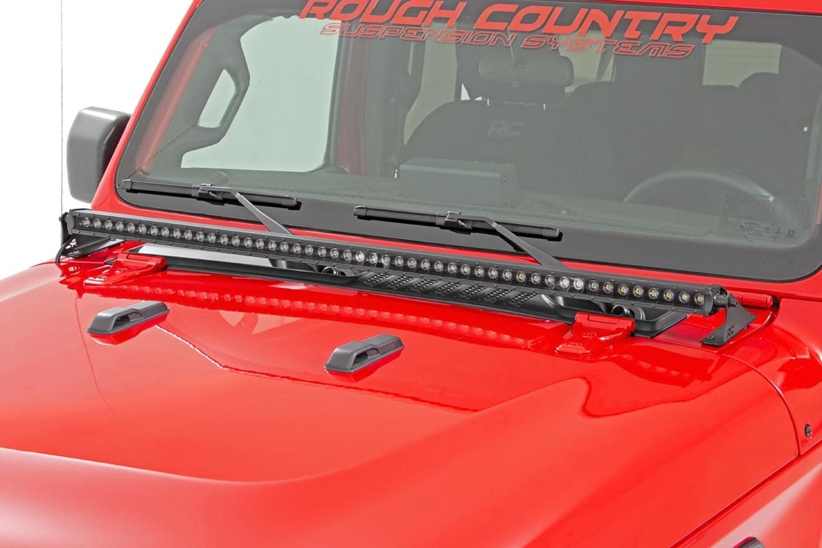 50 Inch Black Series LED Light Bar | Single Row