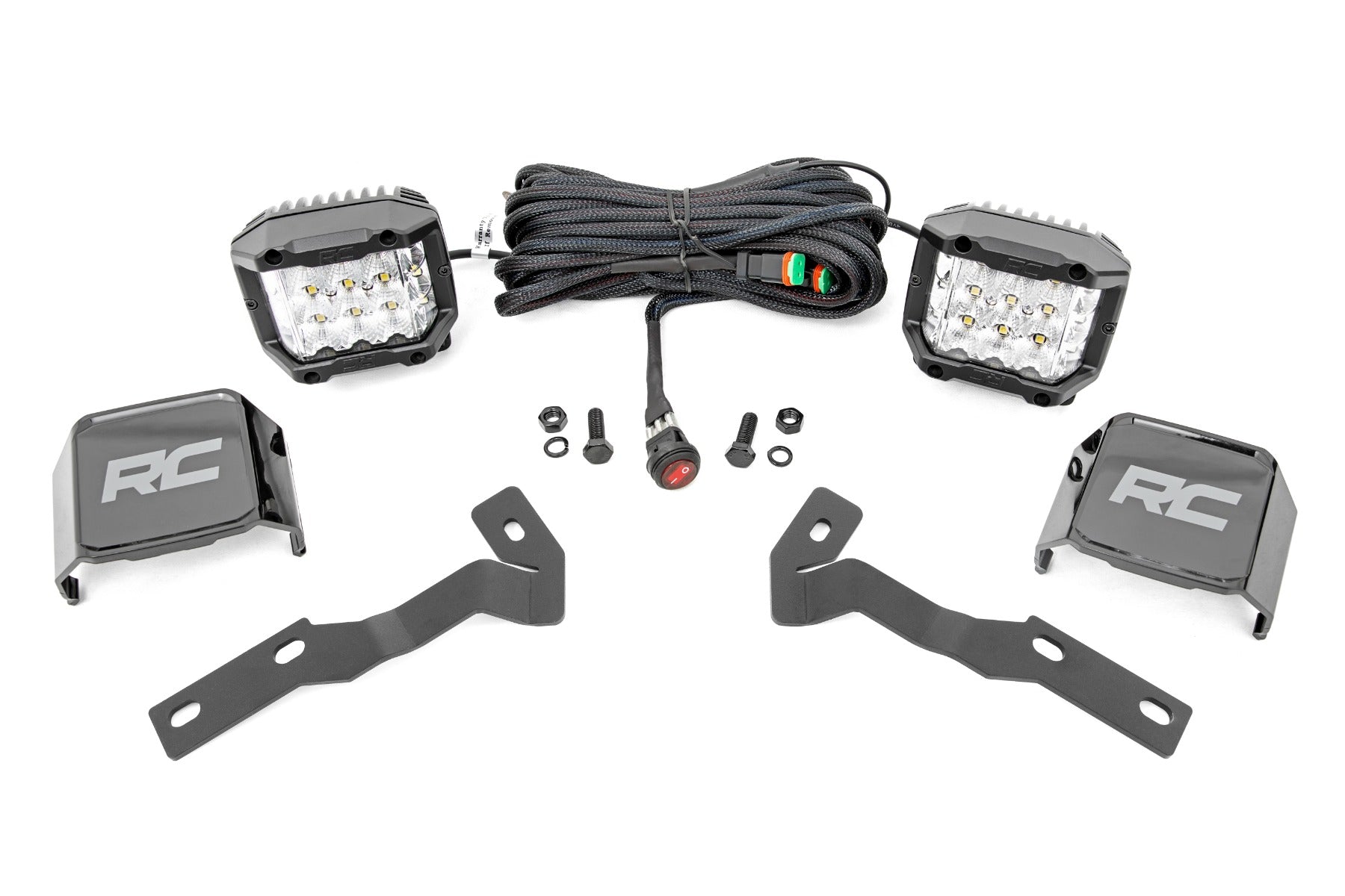 LED Light Kit | Ditch Mount |  3" OSRAM | Wide | Toyota Tacoma 2WD/4WD (16-23)