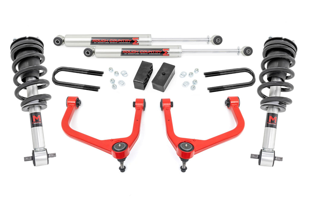 3.5 Inch Lift Kit | Mono Leaf Rear | M1 Struts/M1 | GMC Sierra 1500 2WD/4WD (2025)
