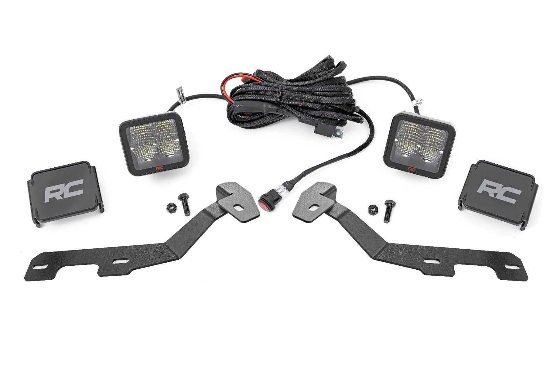 LED Light Kit | Ditch Mount | 2" Spectrum Pair | Spot | Ram 1500 (19-25)