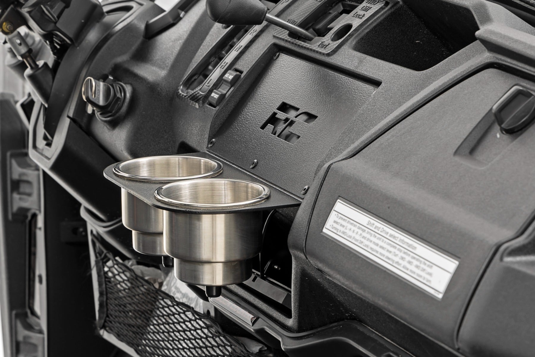 Cup Holder | MLC-8 Mount | Honda Pioneer 1000 