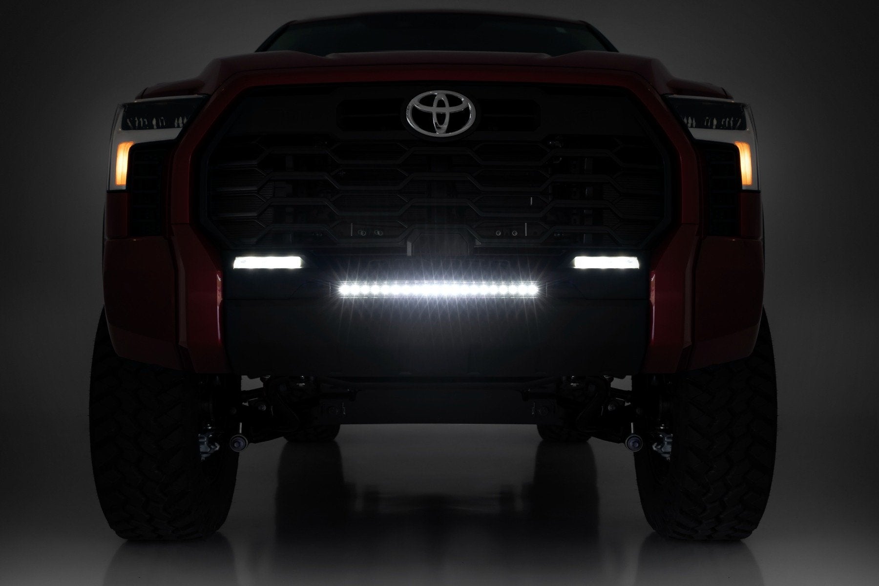 LED Light Kit | Bumper Mount | 20" Black Slim Line | Toyota Tundra (22-25)