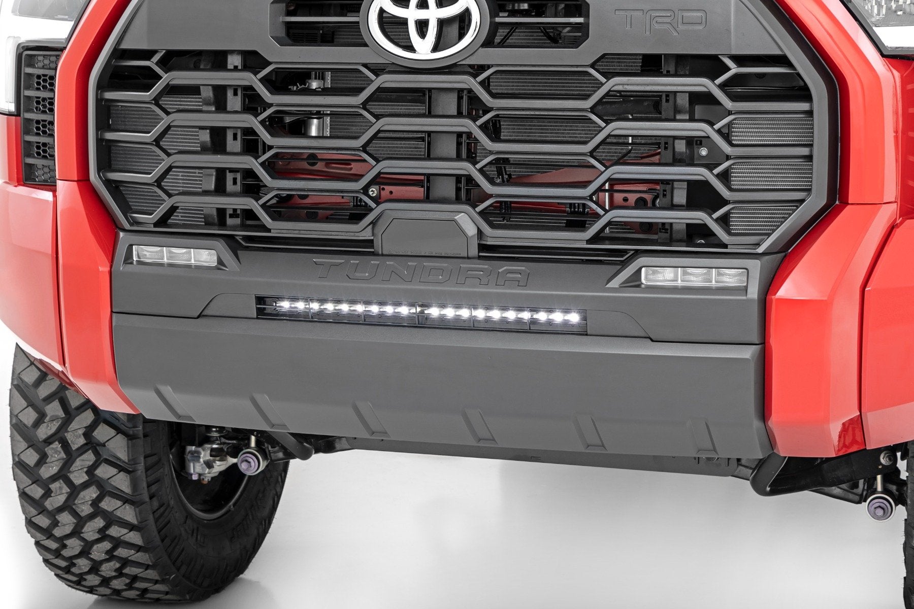 LED Light Kit | Bumper Mount | 20" Black Slim Line | Toyota Tundra (22-25)