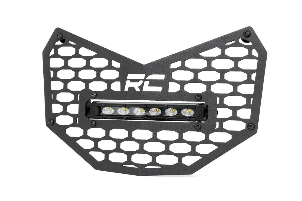 LED Light Kit | Grille Mount | 6" Black Slimline | Can-Am Maverick X3 