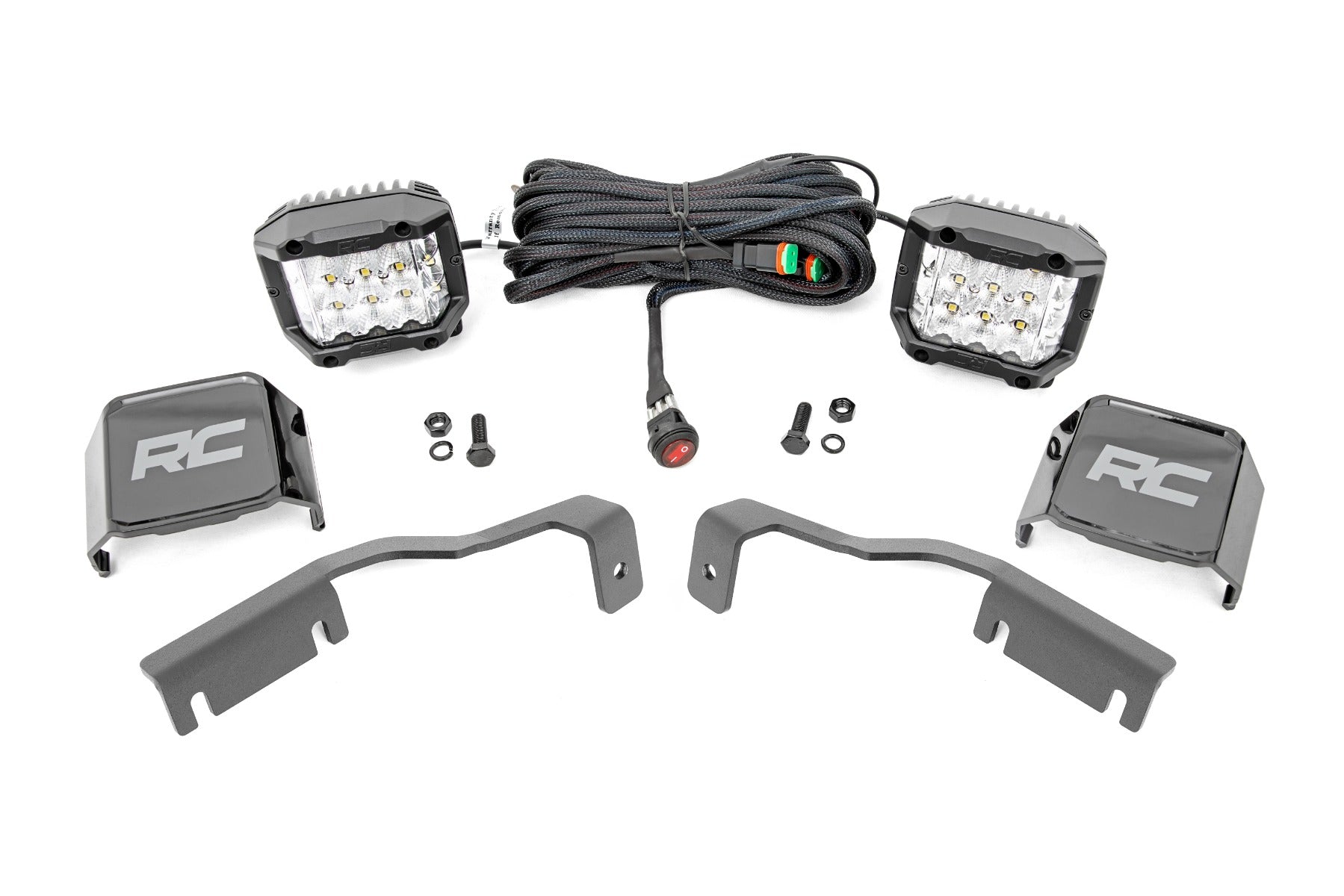 LED Light Kit | Ditch Mount |  3" OSRAM | Wide | Nissan Frontier (22-25)