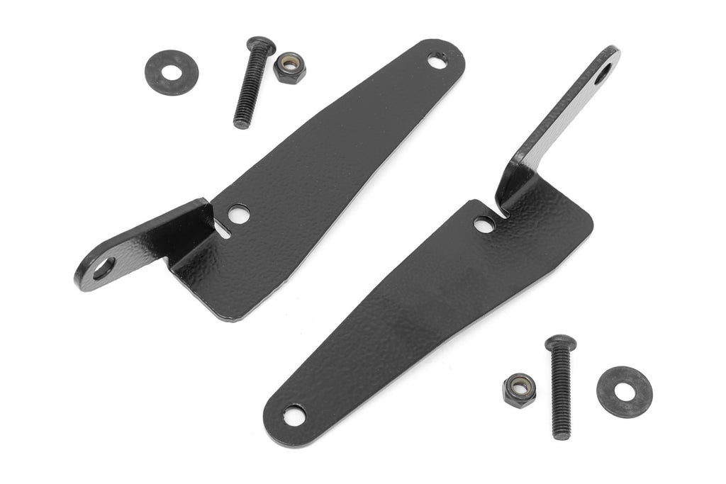 30" Single Row Light Mount | Front | Black Series | White DRL | Polaris RZR Turbo R 