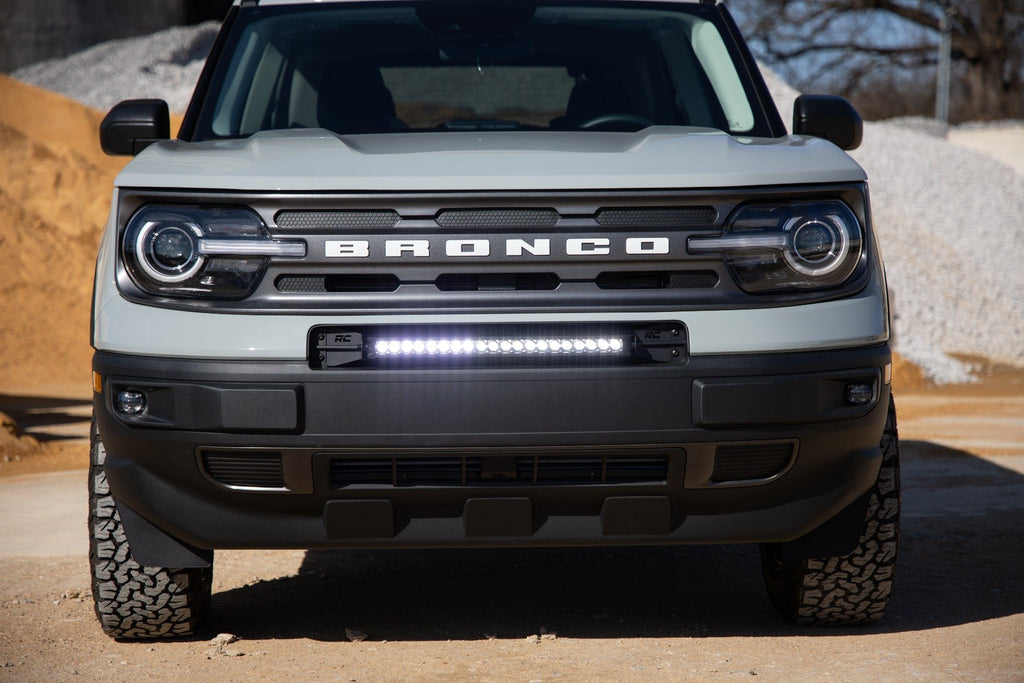LED Light Kit | Bumper Mount | 20" Black Single Row | Ford Bronco Sport (21-25)