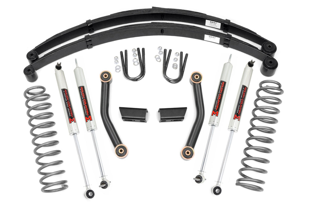 3 Inch Lift Kit | Series II | RR Springs | M1 | Jeep Cherokee XJ (84-01)