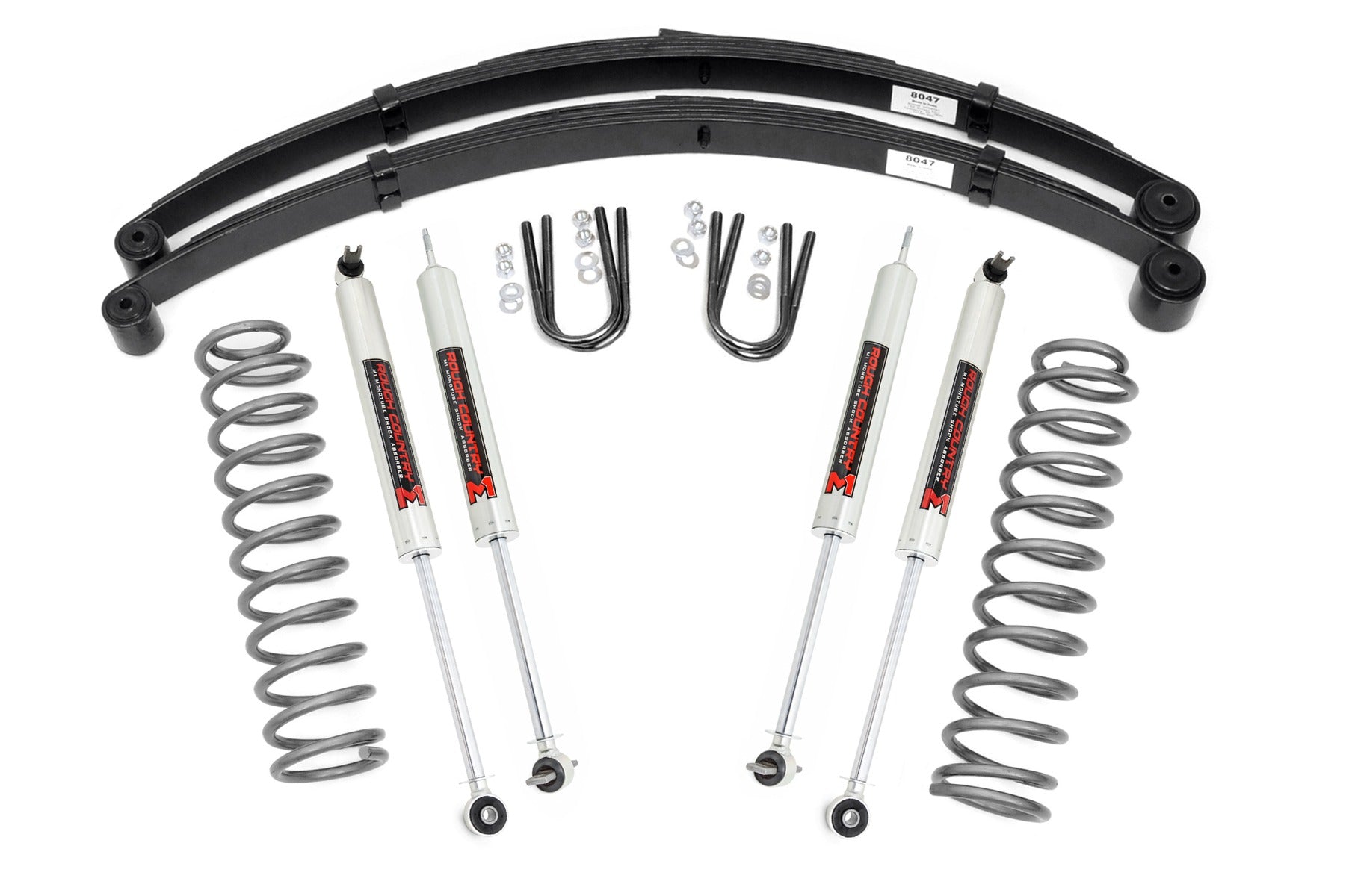 3 Inch Lift Kit | RR Springs | M1 | Jeep Cherokee XJ 2WD/4WD (1984-2001)