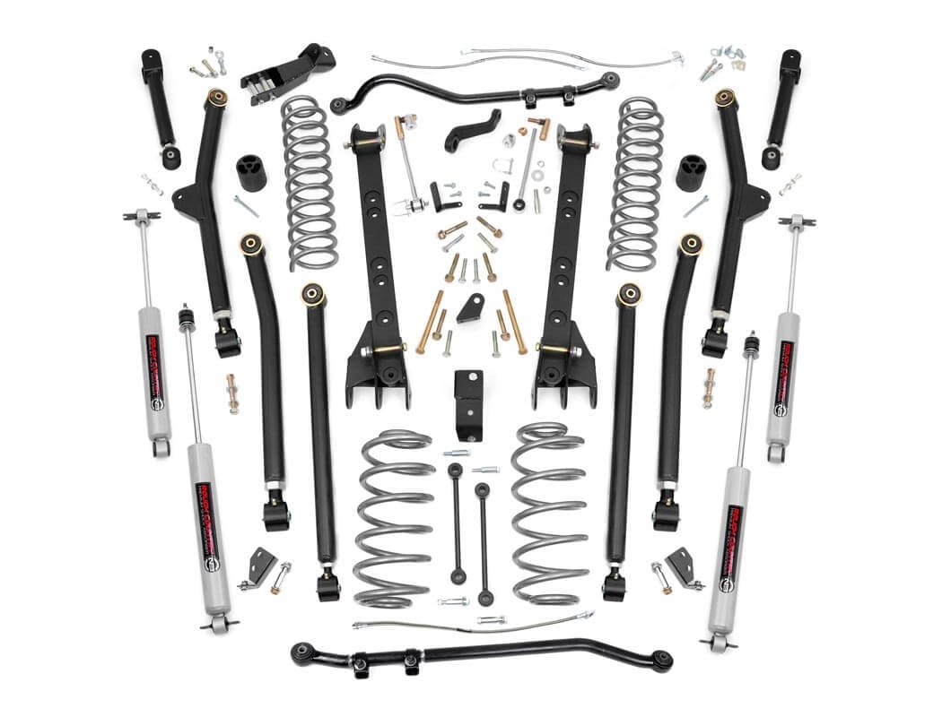 4 Inch Lift Kit | Long Arm | Jeep Wrangler TJ 4WD (1997-2006)