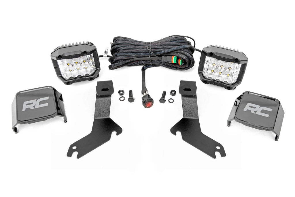 LED Light Kit | Ditch Mount |  3" OSRAM | Wide | Chevy Silverado 1500 (99-06)