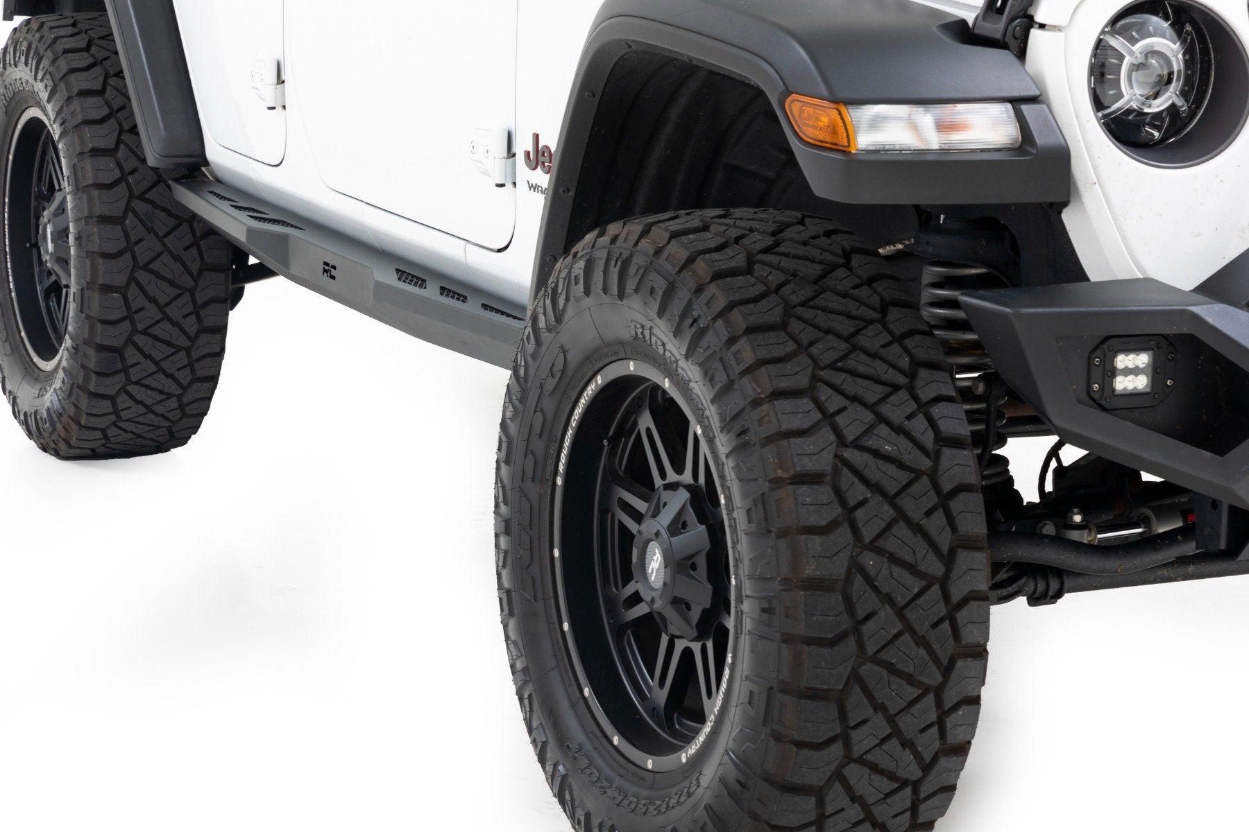Rock Sliders | Heavy Duty | 4-Door | Jeep Wrangler JL (21-24)/Wrangler Unlimited (18-25) 