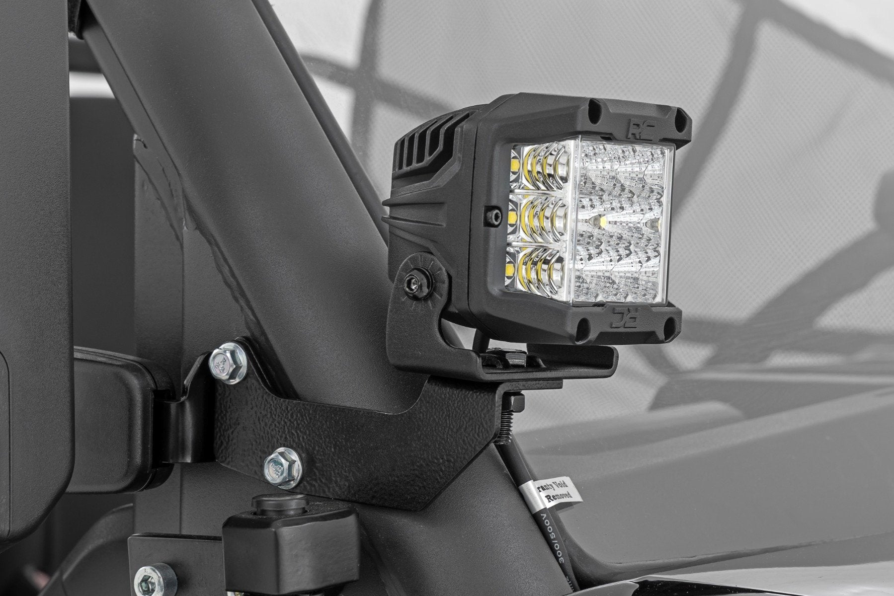 LED Light Kit | Cage Mount | 2" Black Pair | White DRL | CFMOTO UFORCE 1000 