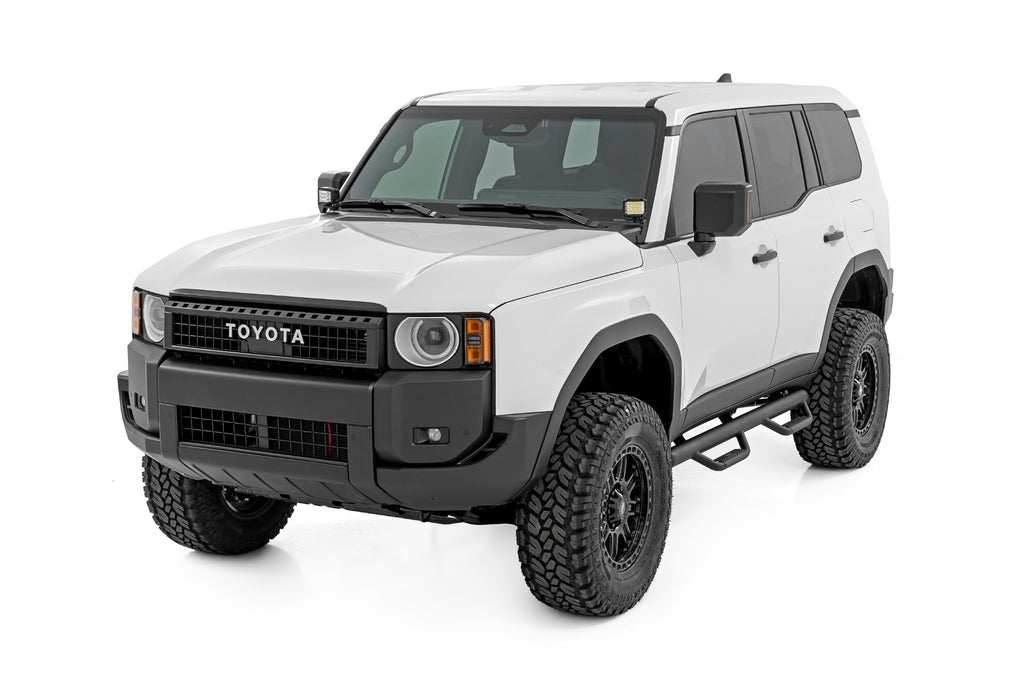 LED Light Kit | Ditch Mount | 2" Black Pair | Amber DRL | Toyota Land Cruiser (24-25)