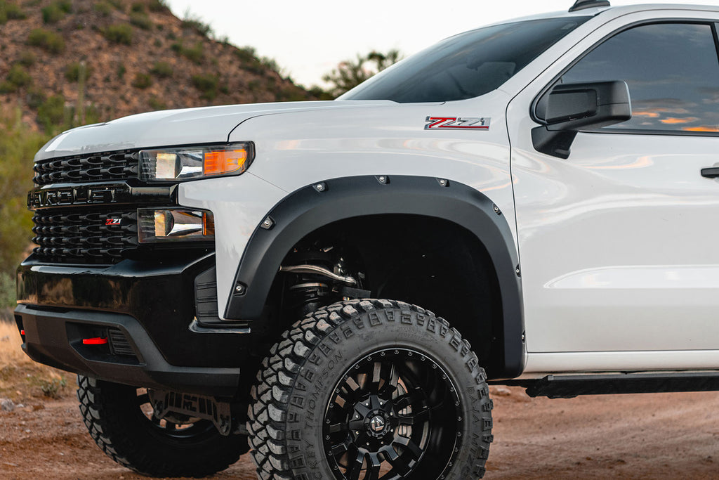 Pocket Fender Flares | GPA Graphite | Chevy Silverado 1500 2WD/4WD (22-25)