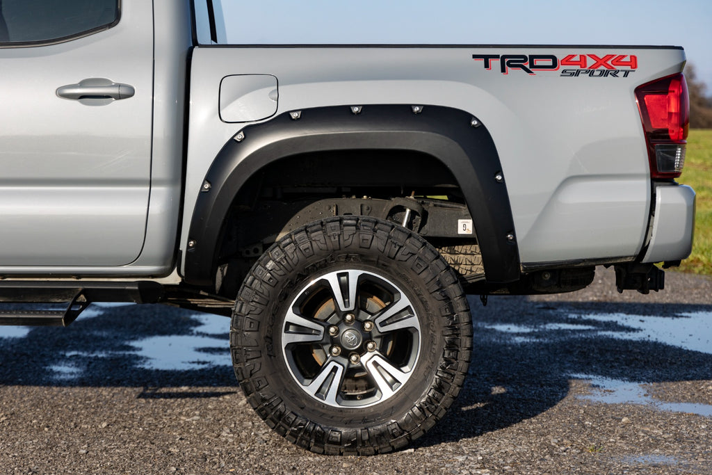 Pocket Fender Flares | 8T0 Blazing Blue | Toyota Tacoma 2WD/4WD (2016-2023)