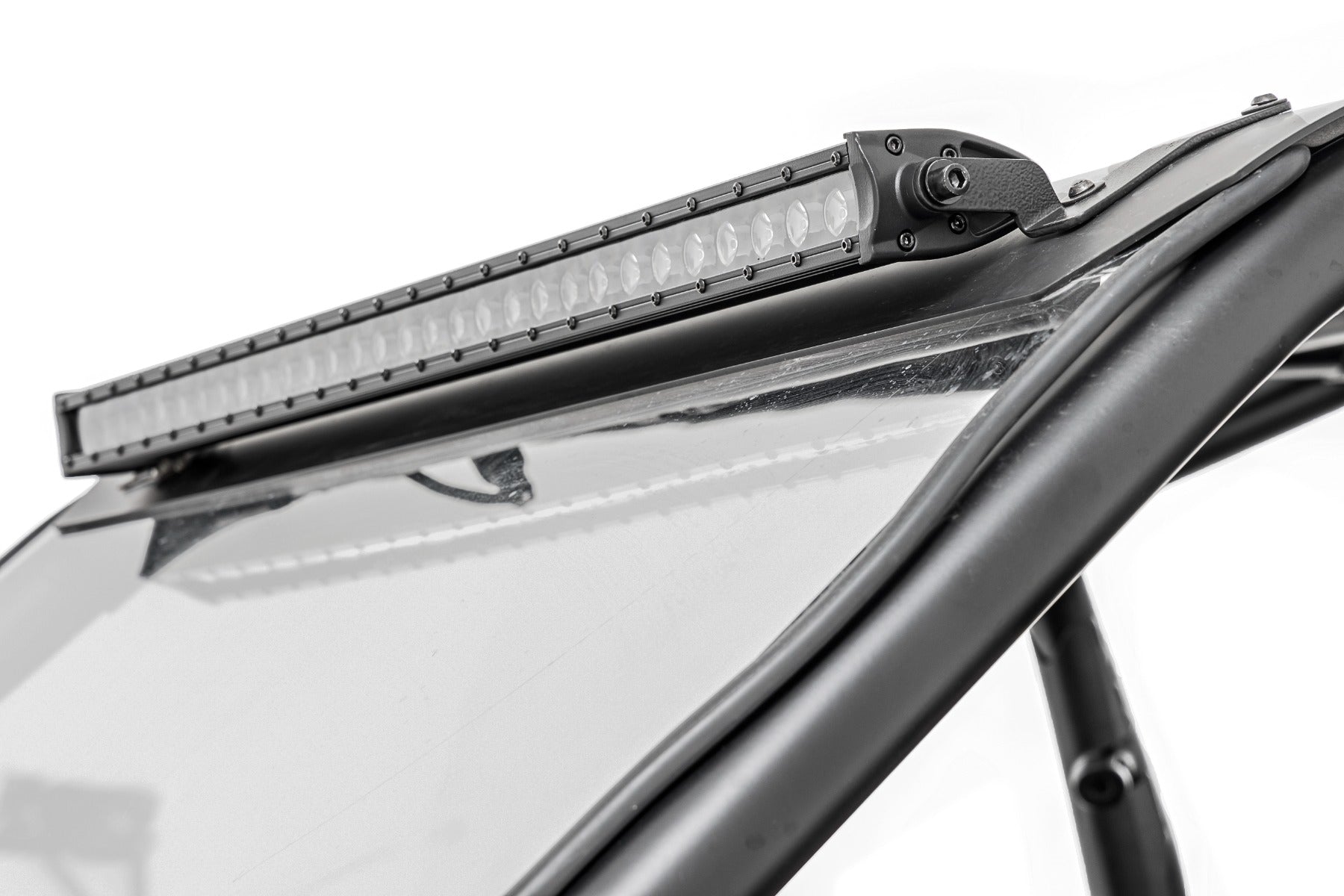 30" Single Row Light Mount | Front | Black Series | White DRL | Polaris RZR Turbo R 