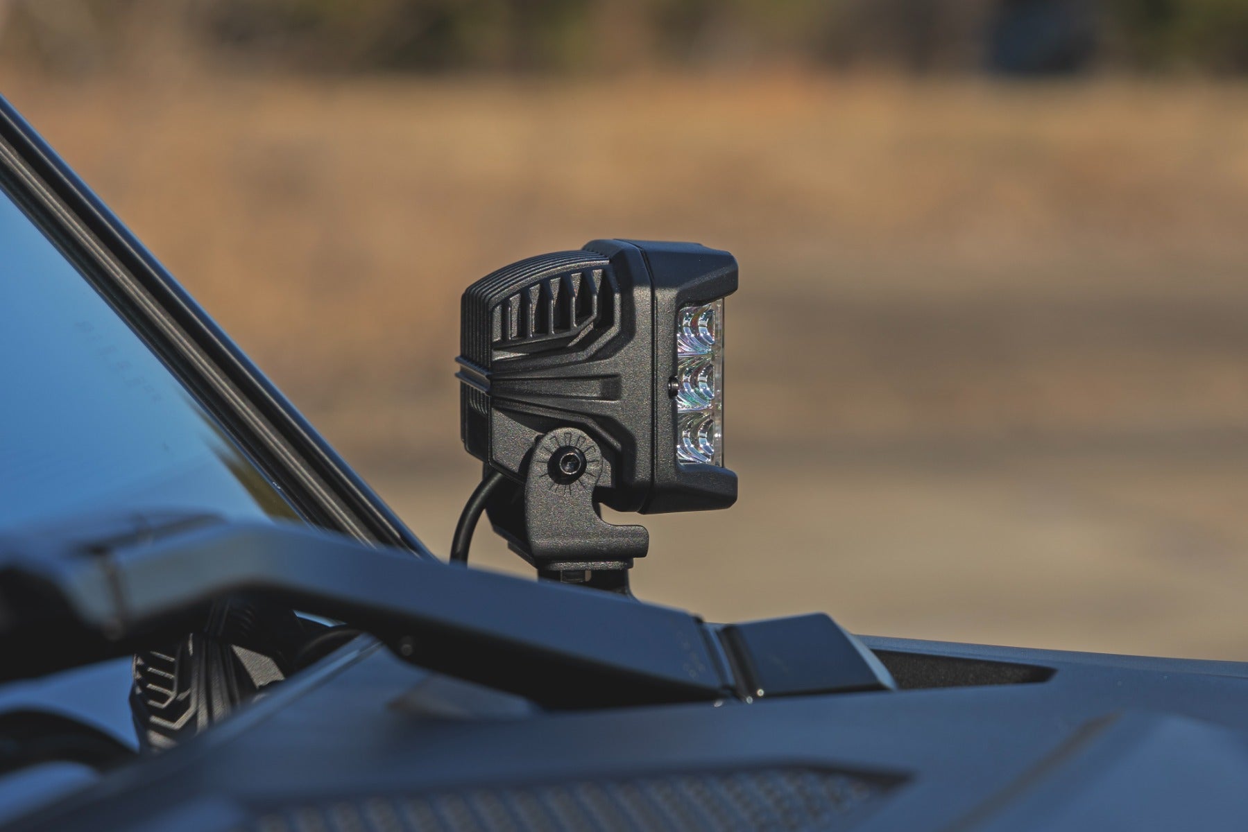 LED Light Kit | Ditch Mount | 2" Black Pair | Flood | Toyota Land Cruiser (24-25)