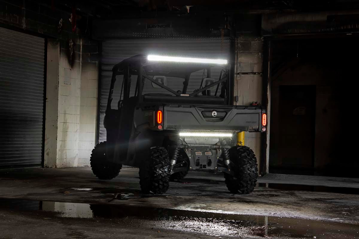 LED Light Kit | Cab Mount | 50" Black Dual Row | Can-Am Defender MAX HD10 