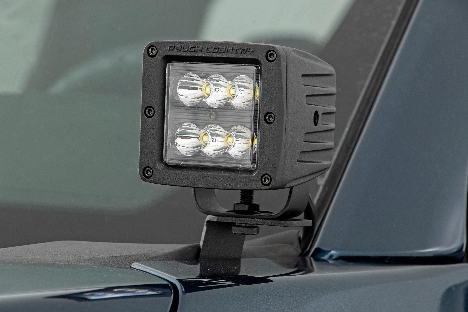 LED Light Pair | Ditch Mount | 2" Black DRL | Ford F-150 (15-25)/F-150 Lightning (22-25) 