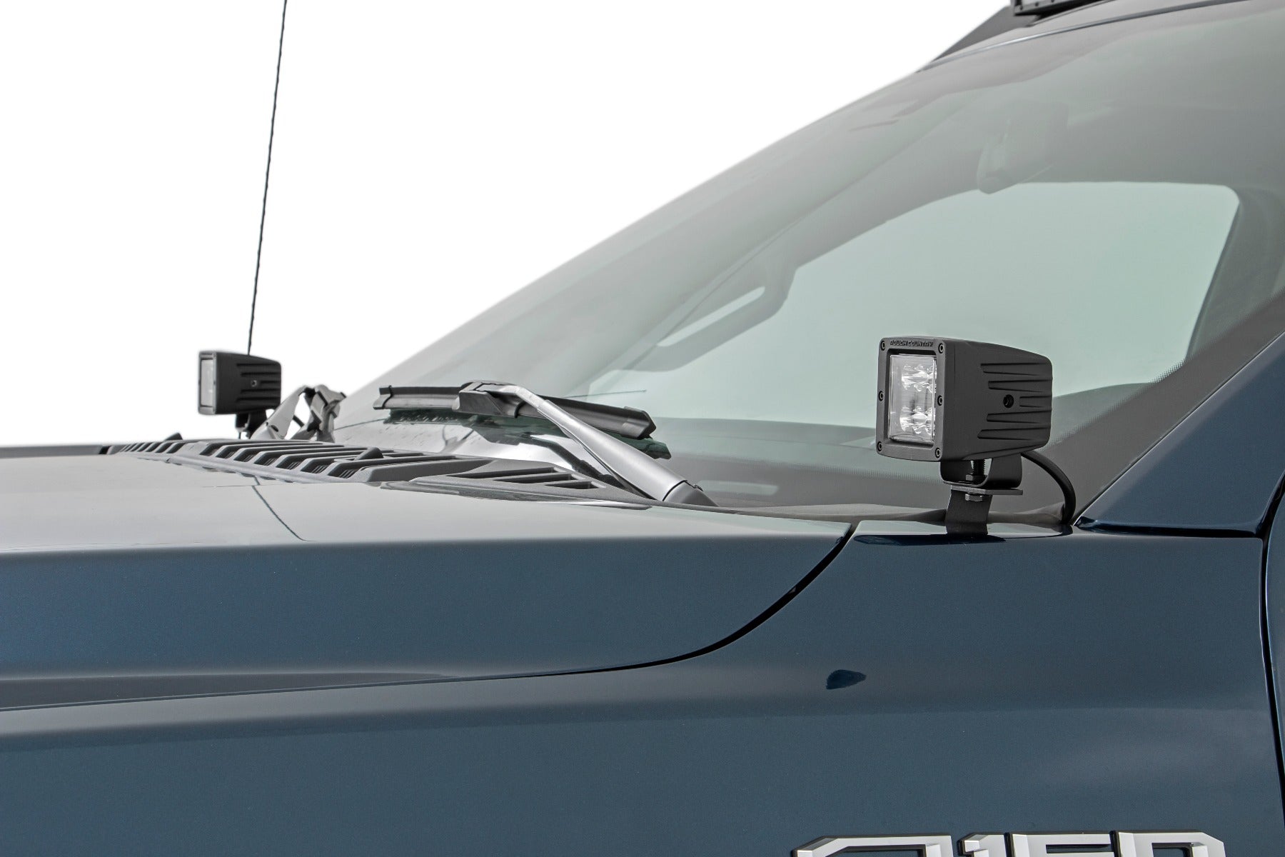 LED Light Kit | Ditch Mount | 2" Black Pair | Spot | Ford F-150 (15-25)/F-150 Lightning (22-25) 