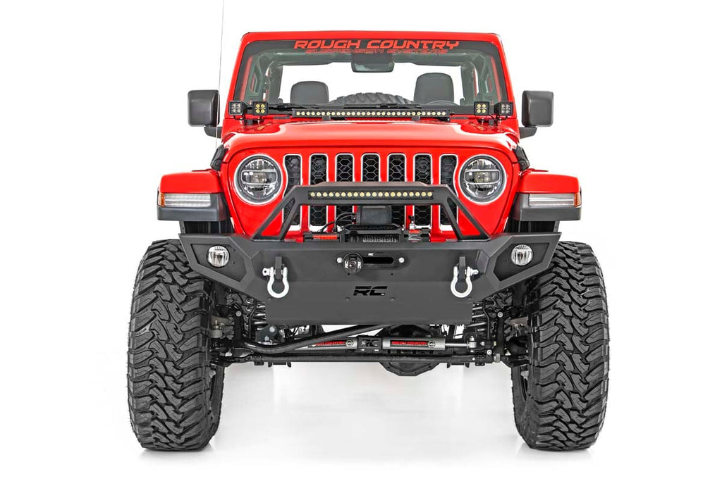LED Light Kit | Quad | Cowl Mount | 2" Black | White DRL | Jeep Gladiator JT/Wrangler JL (18-25)