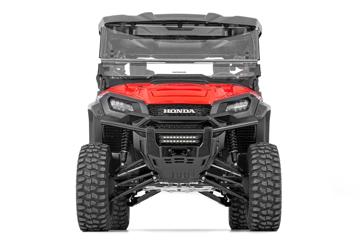 LED Light Kit | Bumper Mount | 10" Black Slimline Pair | Honda Pioneer 1000 
