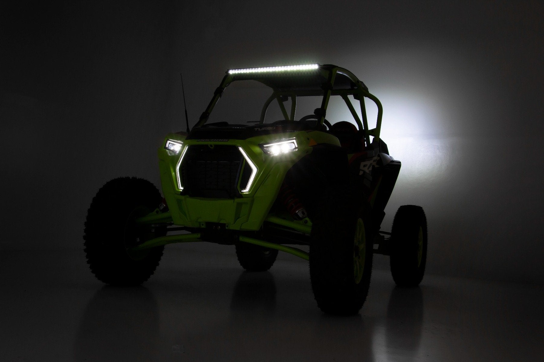 LED Light Kit | 30 Inch Curved | Front Bracket | Black Series | Polaris RZR Turbo S4 