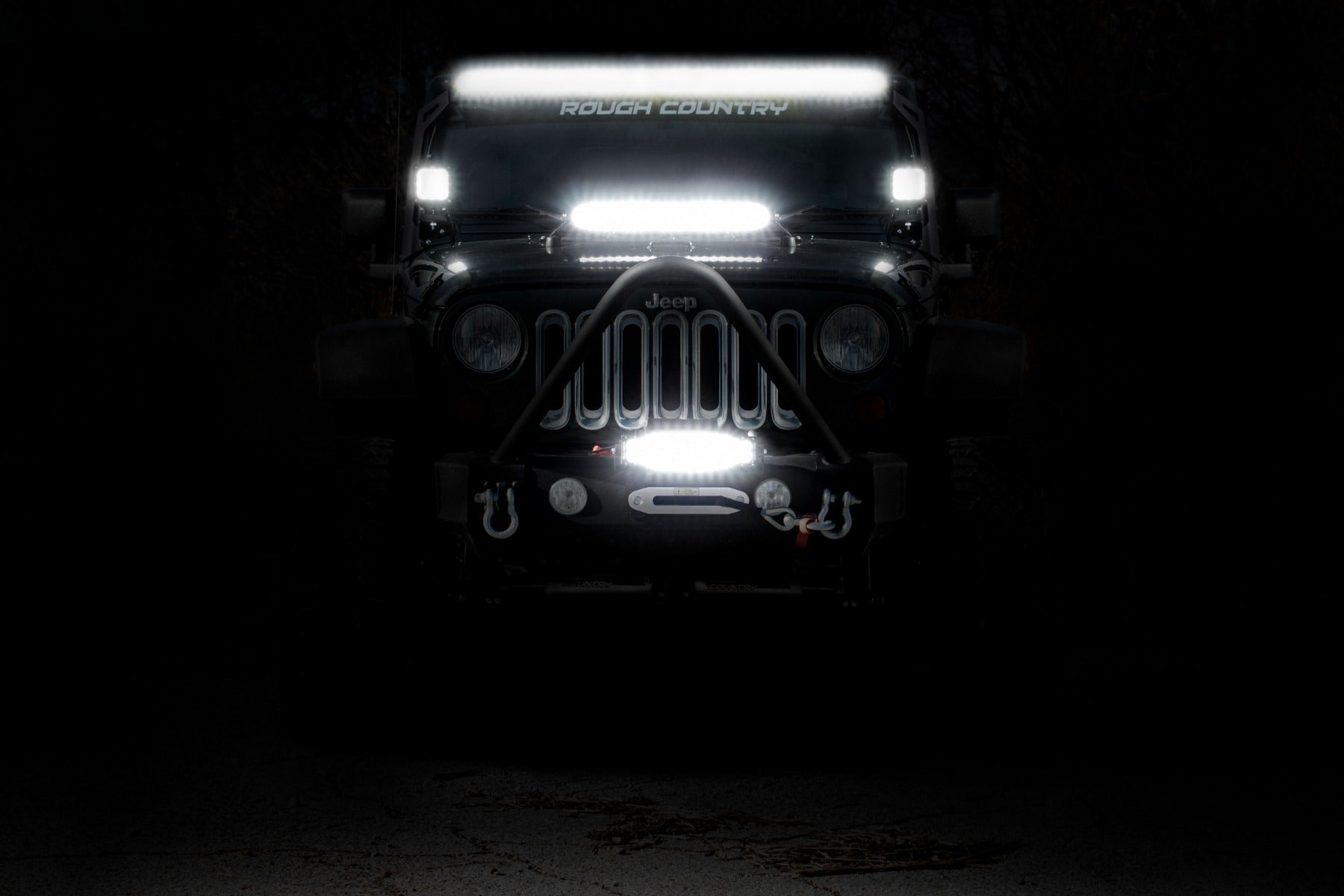 50 Inch Black Series LED Light Bar | Dual Row | Amber DRL