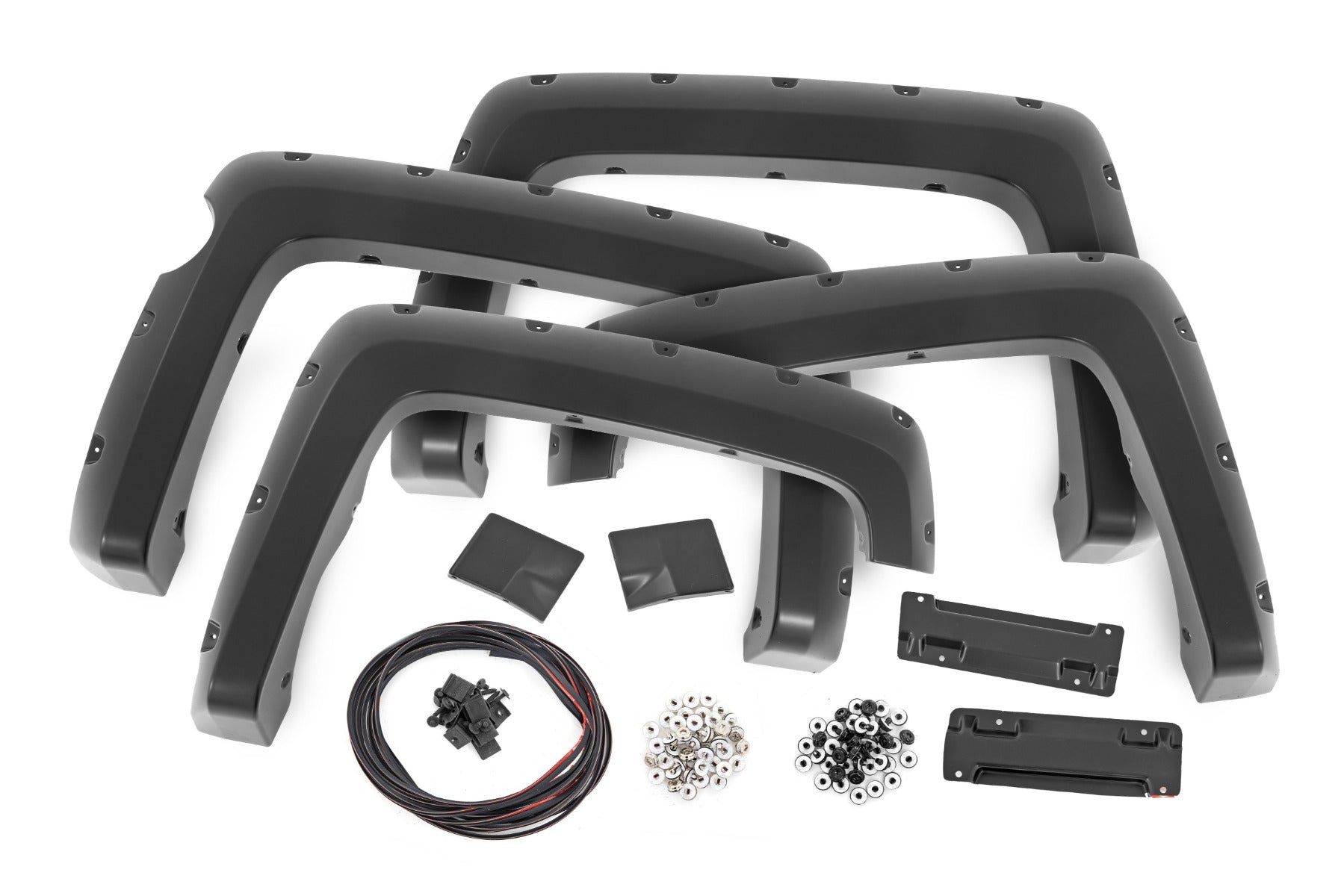 Pocket Fender Flares | 5'9" Bed | GXG Tungsten | Chevy Silverado 1500 (14-18 & Classic)