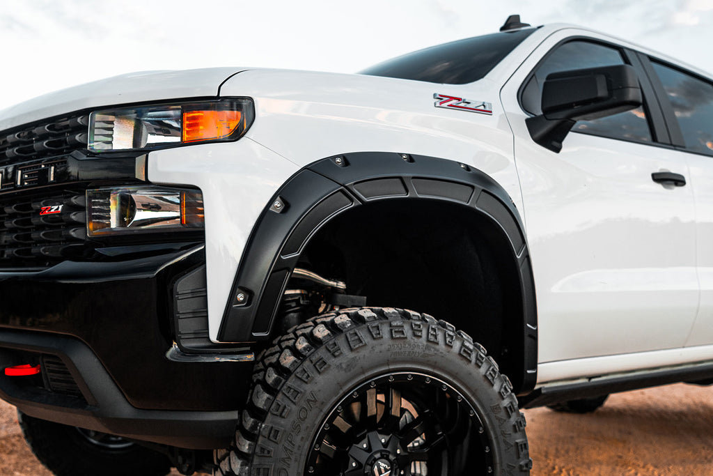 Fender Flares | Defender | GXG Tungsten | Chevy Silverado 1500 2WD/4WD (2019-2025 & Classic)