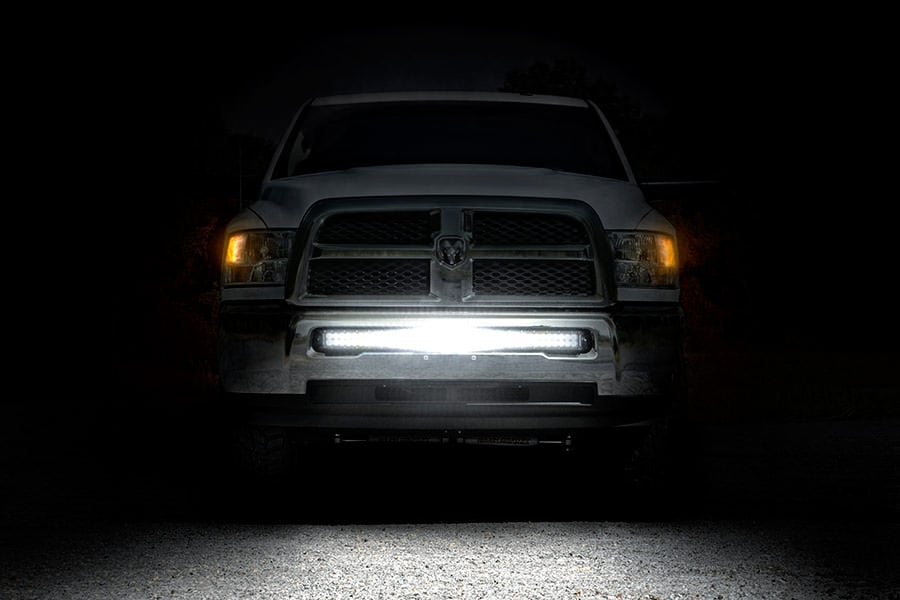 LED Light Kit | Bumper Mount | 40" Black Dual Row | Ram 2500/3500 4WD (10-18)
