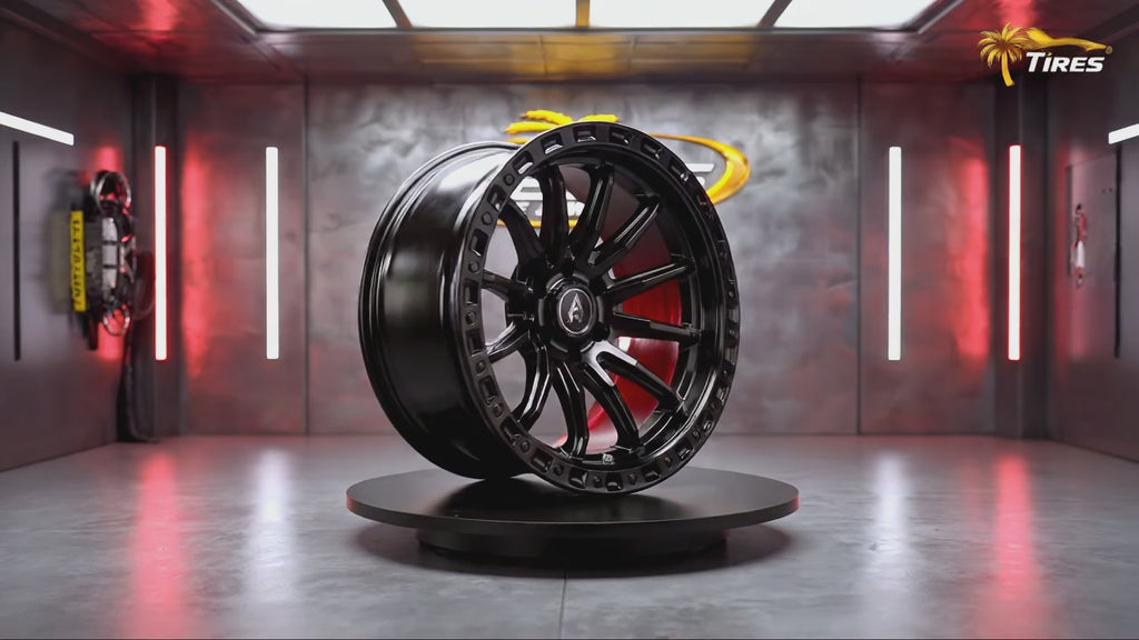 17X9 5-127/5-5.0 5.03 0ET 71.5CB ARENA MISSION SATIN BLACK A103179075P00001