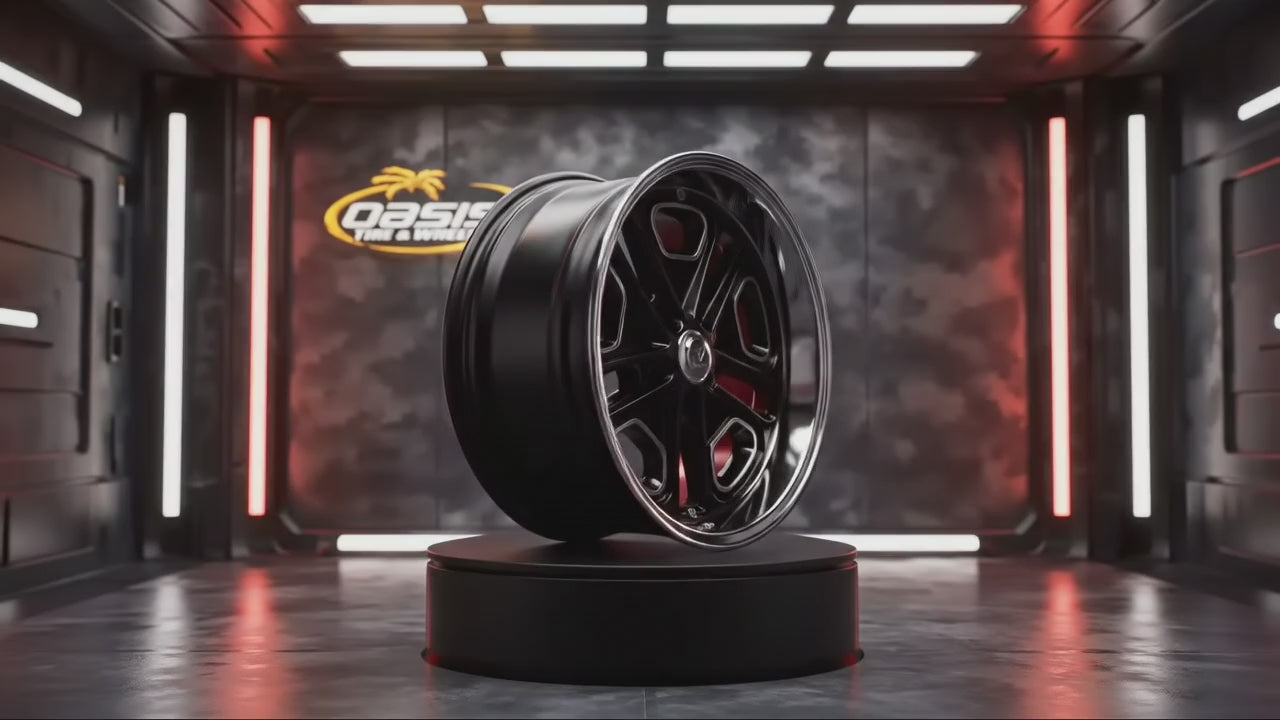 17X8 5-114.3/5-4.50/5-115 4.51 72.69 RESTO WHEEL DEL RAY GLOSSY BLK CMWDCUTLIP R1021780654513