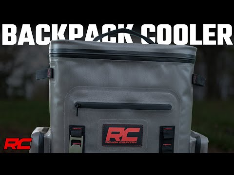 Insulated Backpack Cooler | 24 Cans | Waterproof - Video