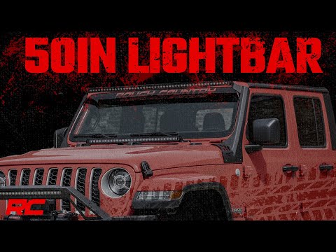 LED Light Kit | Windshield | 50" Spectrum Dual Row | Jeep Gladiator JT/Wrangler JL (18-25) - Video