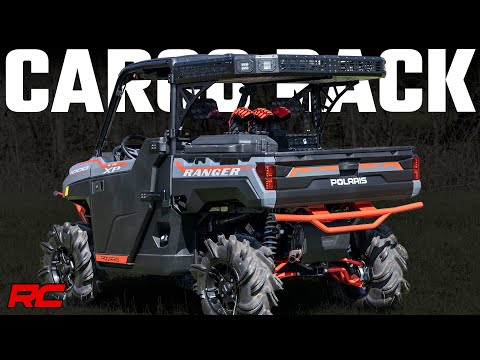Cargo Rack | Dual 2" Black LED Pairs | Flush Mount | Polaris Ranger XP 1000  - Video