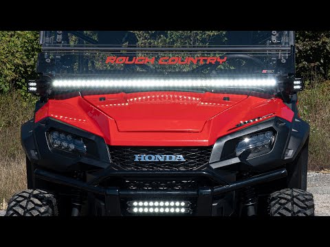 LED Light Kit | Cage Mount | 50" Black Single Row | Honda Pioneer 1000  - Video