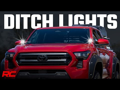 LED Light Kit | Ditch Mount | 2" Black Pair | Flood | Toyota Tacoma (24-25) - Video