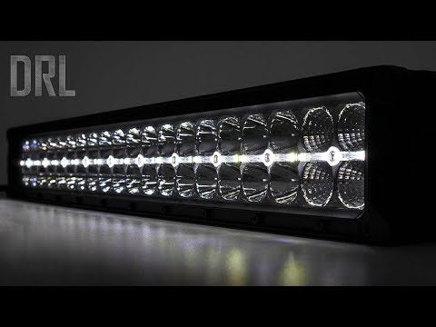 30 Inch Black Series LED Light Bar | Curved | Single Row | Cool White DRL - Video