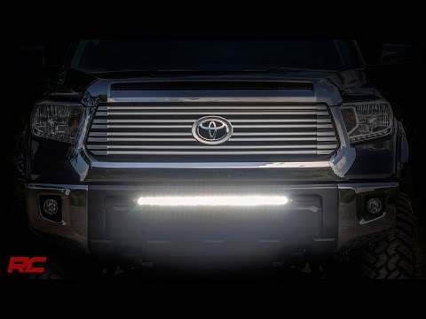 LED Light Kit | Bumper Mount | 30" Black Single Row | Toyota Tundra (14-21) - Video