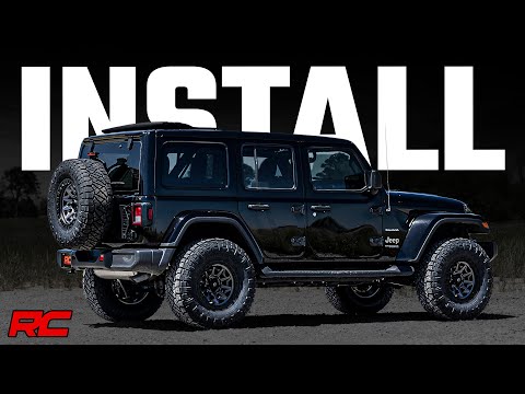 2.5 Inch Lift Kit | Coils | Jeep Wrangler Unlimited Rubicon 4WD (2018-2023) - Video