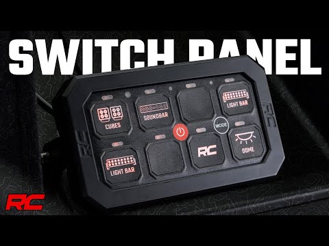 8 Gang Switch Panel | RGB Backlit Buttons | Multifunction Modes - Video