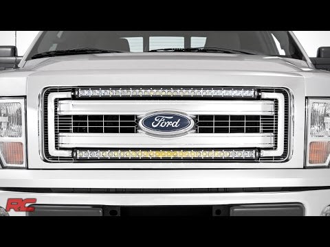 LED Light Kit | Grille Mount | 30" Black Single Row | Ford F-150 (09-14) - Video