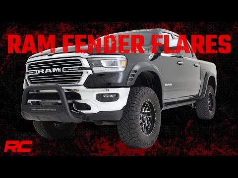 Pocket Fender Flares | PRD Deep Red | Ram 1500 2WD/4WD (2019-2024) - Video