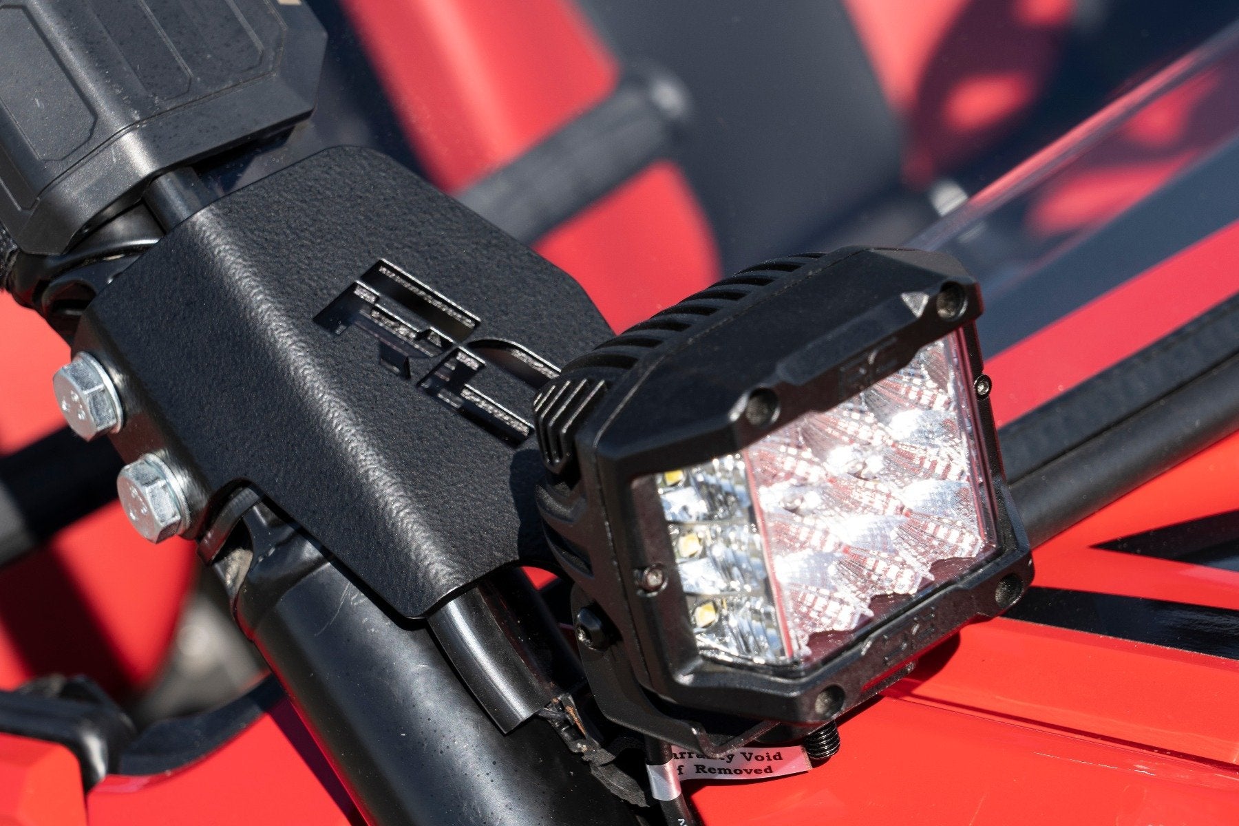 LED Light Kit | Cage Mount | 2" Black Pair | Honda Talon 1000 