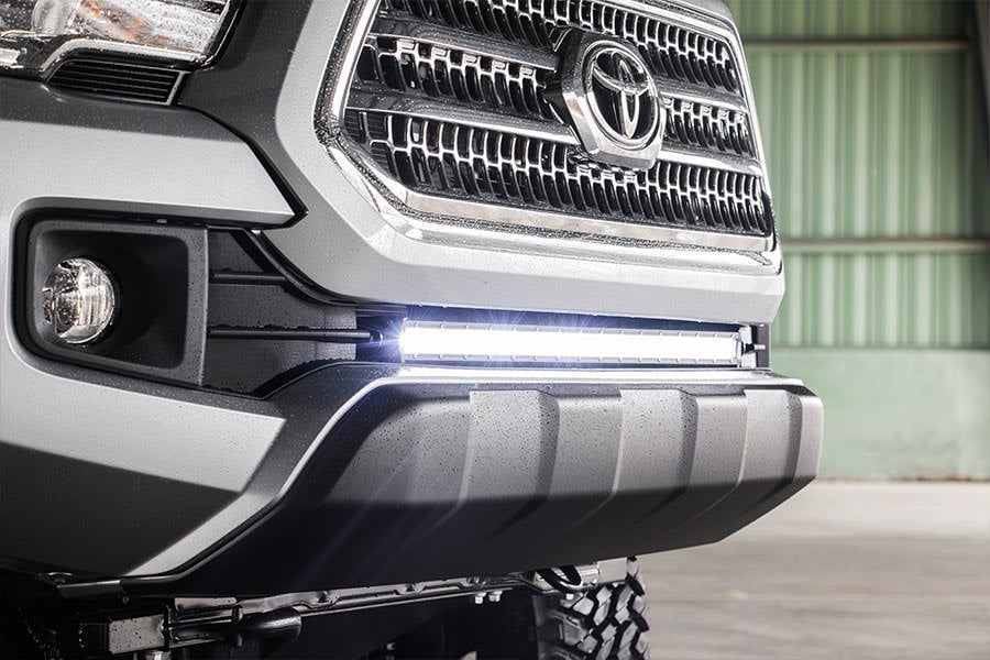 30 Inch Black Series LED Light Bar | Single Row | Cool White DRL